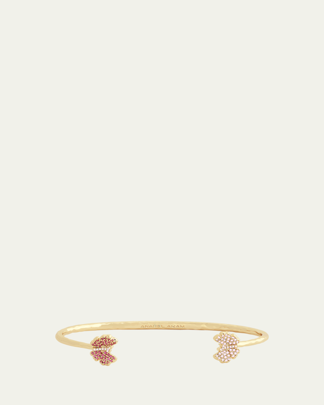 Butterfly Pave Bangle